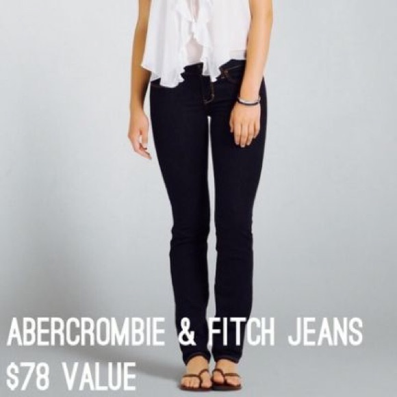 Abercrombie & Fitch Denim - Abercrombie and fitch straight jeans sz 8 long.